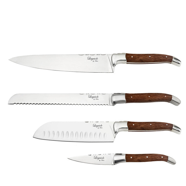 Knivsæt 4 dele rosewood